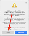 MacOS gatekeeper message